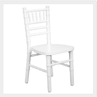 Kids White Chiavari Chair